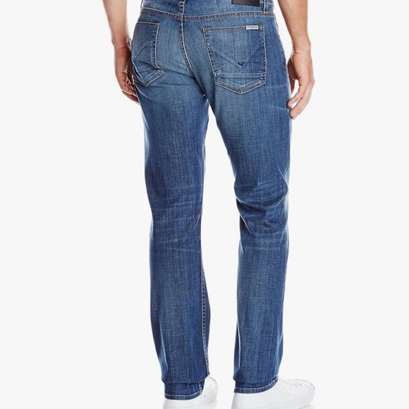 Hudson Byron 5 pocket straight mid rise jeans 33 x 34 - Picture 2 of 12